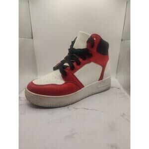 Red And White Shoes Size 7